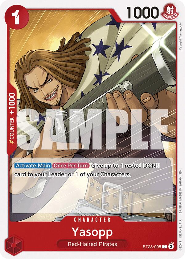 Yasopp [Starter Deck: Red Shanks] | Good Games Cannington