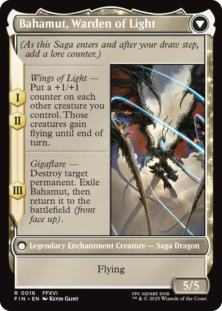 Dion, Bahamut's Dominant // Bahamut, Warden of Light [FINAL FANTASY] | Good Games Cannington