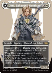 Dion, Bahamut's Dominant // Bahamut, Warden of Light (Borderless) [FINAL FANTASY] | Good Games Cannington