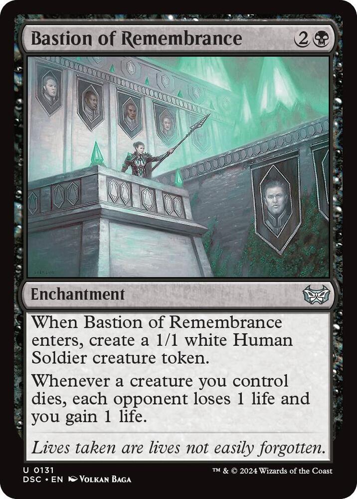 Bastion of Remembrance 131 (Commander: Duskmourn: House of Horror)  | Good Games Cannington