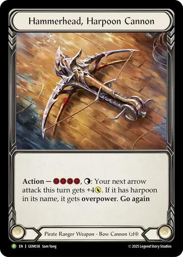 Hammerhead, Harpoon Cannon [GEM038] (GEM Pack 2)  Cold Foil | Good Games Cannington