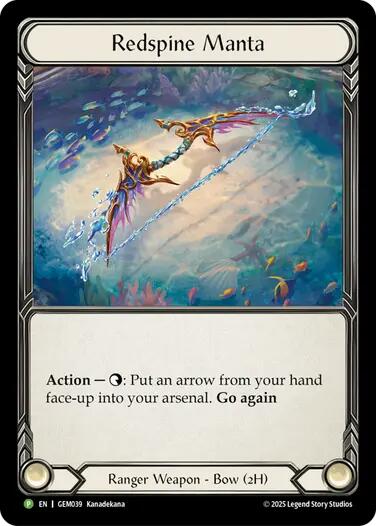 Redspine Manta [GEM039] (GEM Pack 2)  Cold Foil | Good Games Cannington