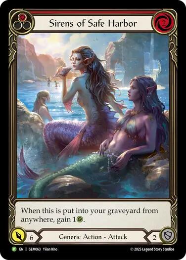Sirens of Safe Harbor (Red) [GEM063] (GEM Pack 2) | Good Games Cannington