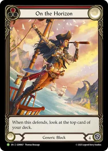 On the Horizon (Red) [GEM067] (GEM Pack 2) | Good Games Cannington