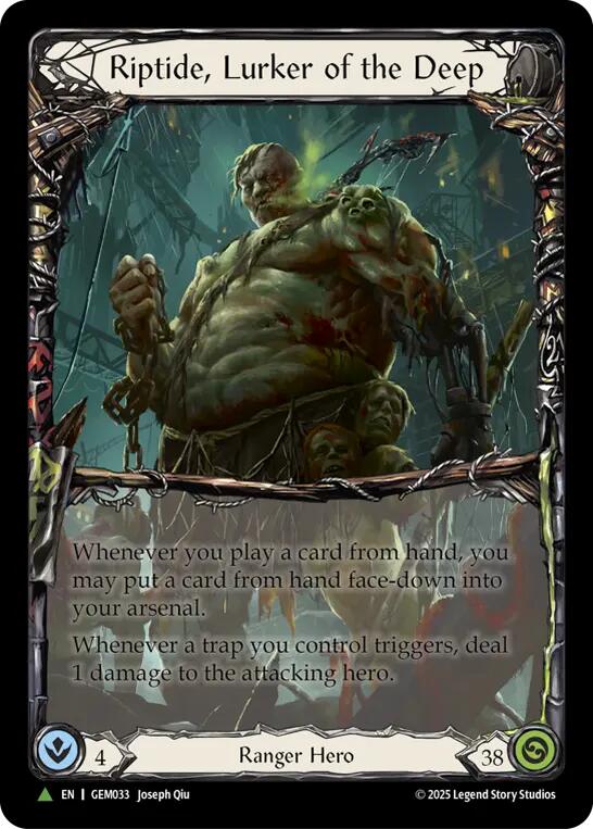 Riptide, Lurker of the Deep (Marvel) [GEM033] (GEM Pack 2)  Cold Foil | Good Games Cannington