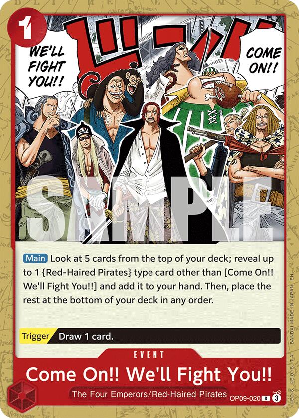 Come On!! We'll Fight You!! (Reprint) [Starter Deck: Red Shanks] | Good Games Cannington