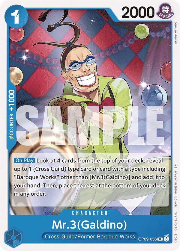 Mr.3(Galdino) (Reprint) [Starter Deck: Blue Buggy] | Good Games Cannington