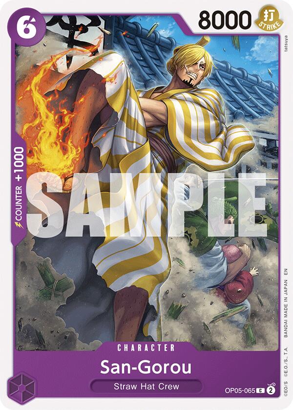 San-Gorou (Reprint) [Starter Deck: Purple/Black Monkey.D.Luffy] | Good Games Cannington