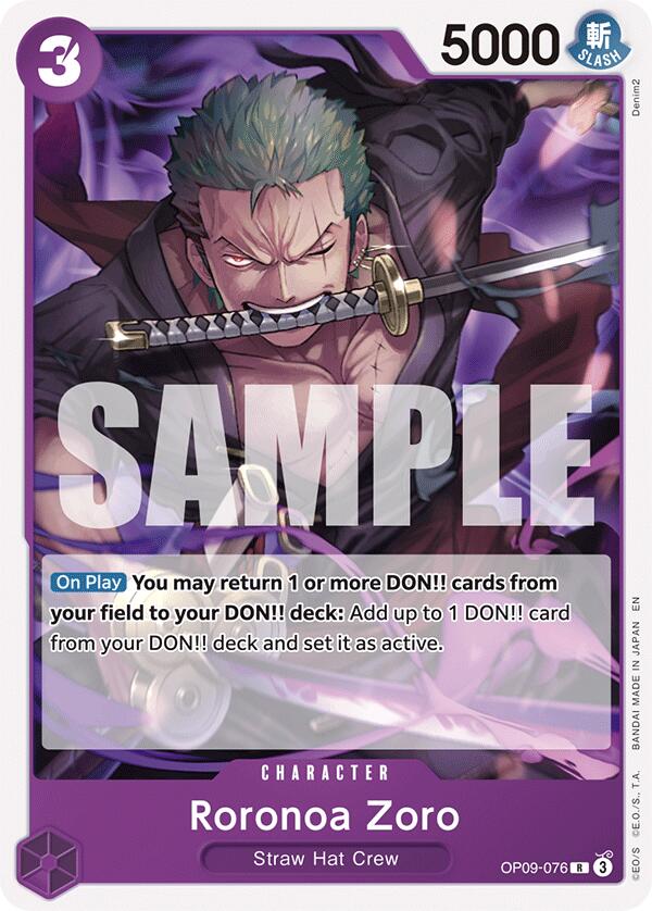 Roronoa Zoro (Reprint) [Starter Deck: Purple/Black Monkey.D.Luffy] | Good Games Cannington