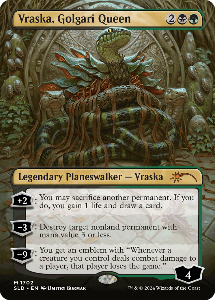 Vraska, Golgari Queen (1702) (Rainbow Foil) [Secret Lair Drop Series] | Good Games Cannington