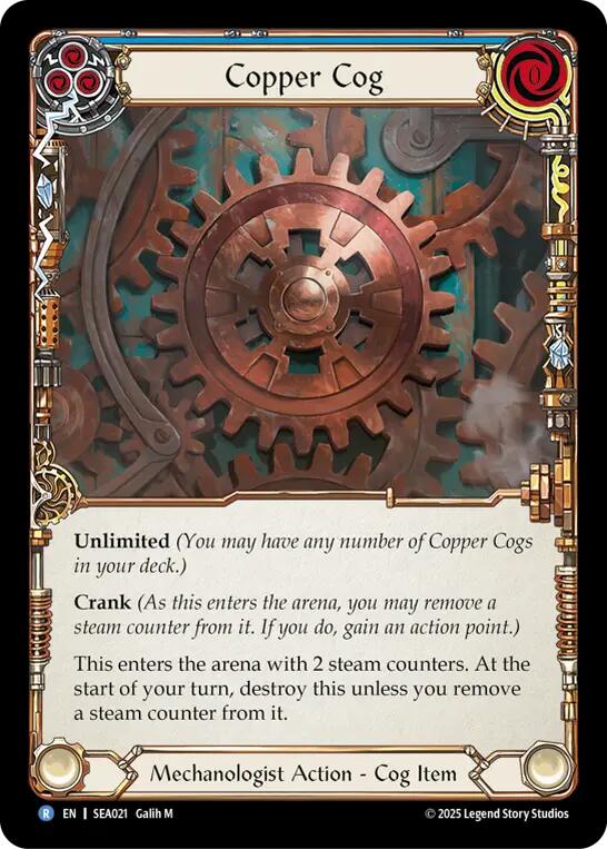 Copper Cog [SEA021] (High Seas)  Rainbow Foil | Good Games Cannington