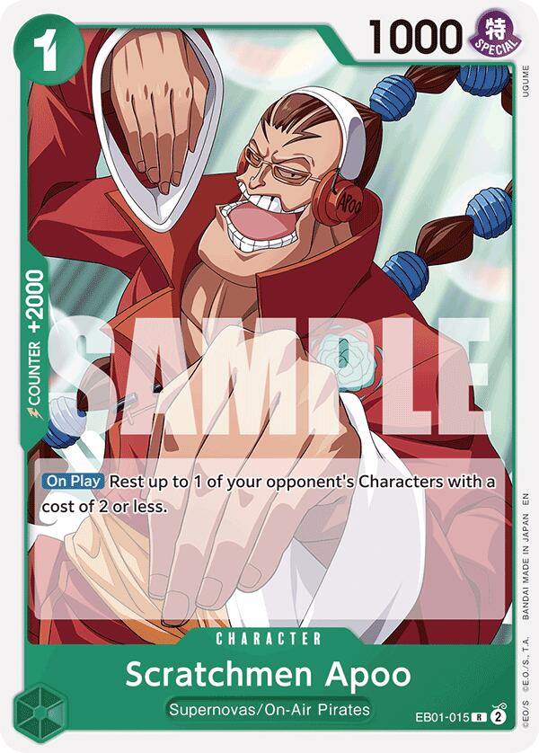Scratchmen Apoo (Reprint) [Starter Deck: GREEN Jewelry Bonney] | Good Games Cannington