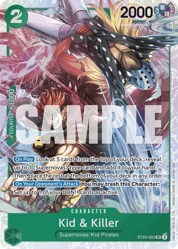 Kid & Killer [Starter Deck: GREEN Jewelry Bonney] | Good Games Cannington