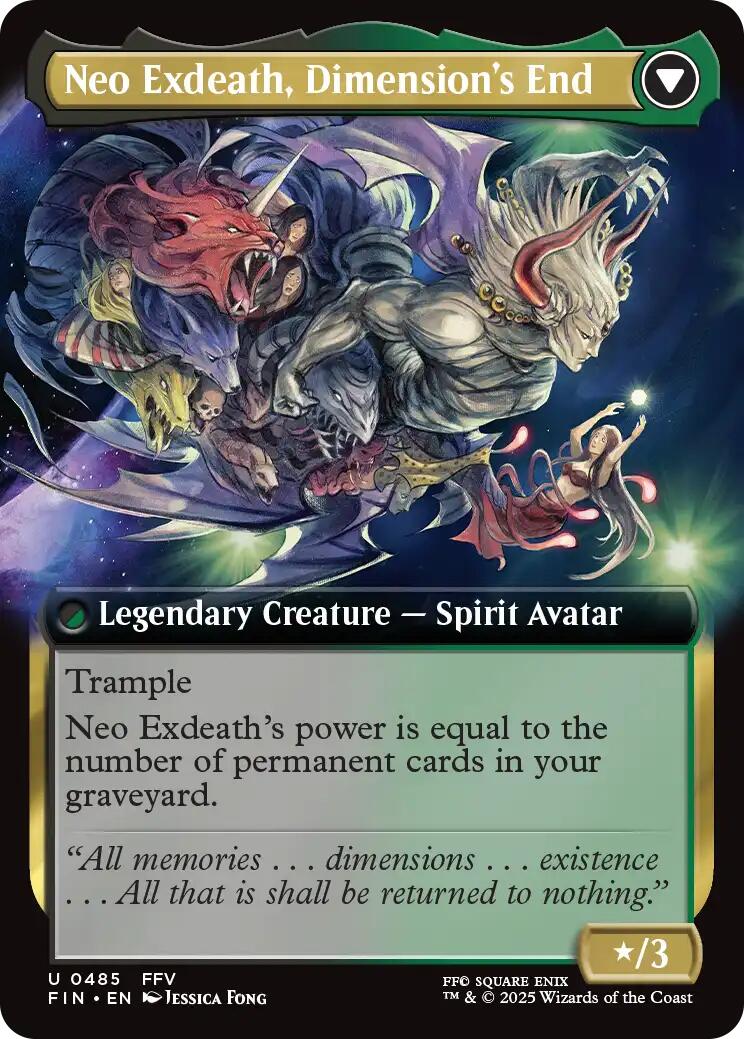 Exdeath, Void Warlock // Neo Exdeath, Dimension's End (Extended Art) [FINAL FANTASY] | Good Games Cannington
