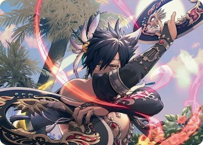 Dancer's Chakrams Art Card [FINAL FANTASY Art Series] | Good Games Cannington