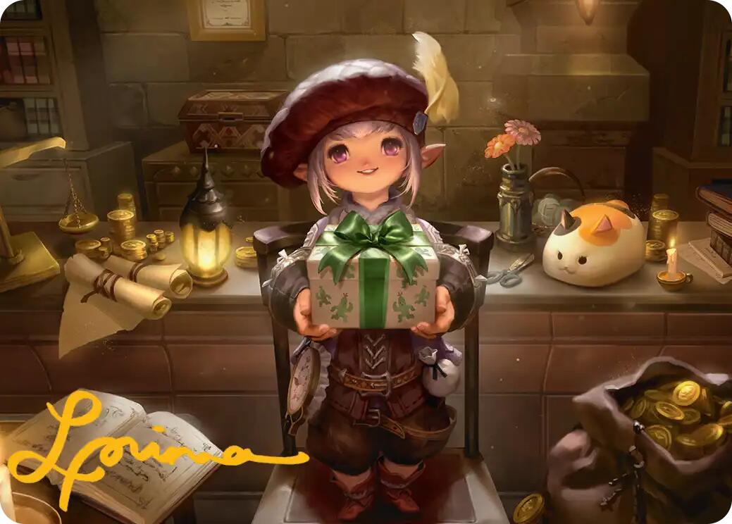 Tataru Taru Art Card (Gold-Stamped Signature) [FINAL FANTASY Art Series] | Good Games Cannington