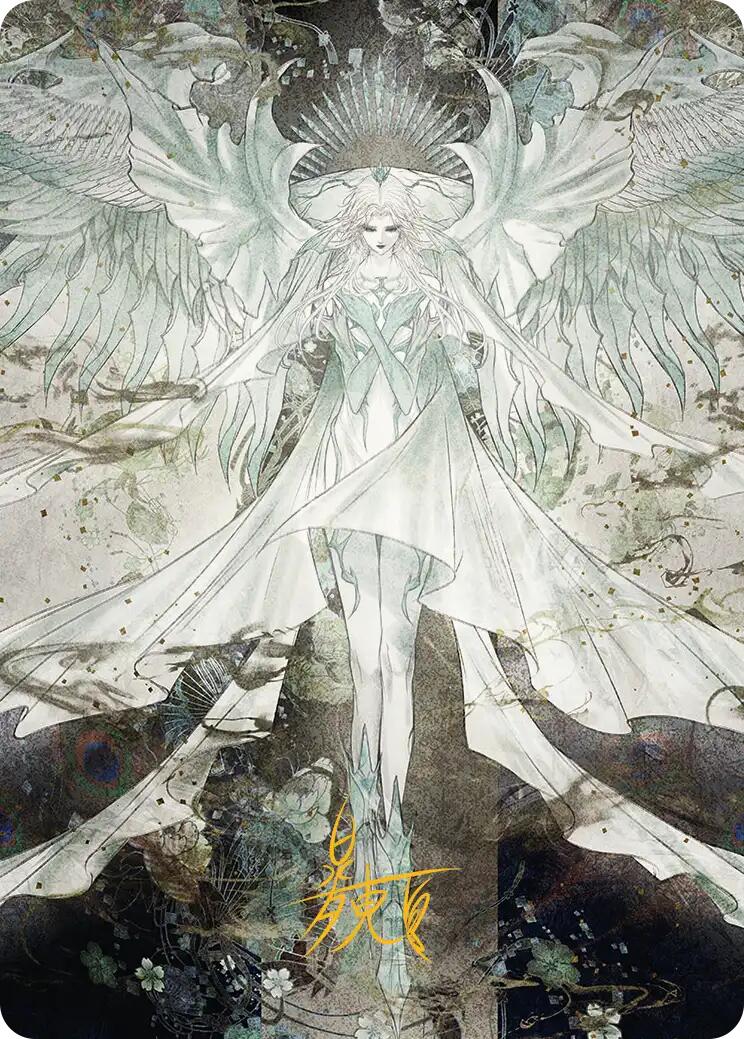 Hydaelyn, the Mothercrystal Art Card (Gold-Stamped Signature) [FINAL FANTASY Art Series] | Good Games Cannington