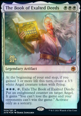 The Book of Exalted Deeds [Dungeons & Dragons: Adventures in the Forgotten Realms Prerelease Promos] | Good Games Cannington