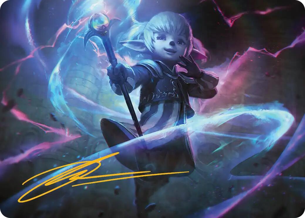 Shantotto, Tactician Magician Art Card (Gold-Stamped Signature) [FINAL FANTASY Art Series] | Good Games Cannington