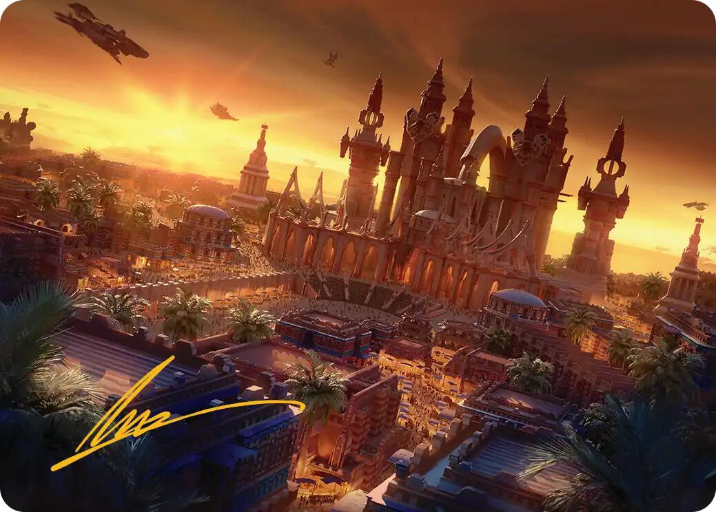 Rabanastre, Royal City Art Card (Gold-Stamped Signature) [FINAL FANTASY Art Series] | Good Games Cannington