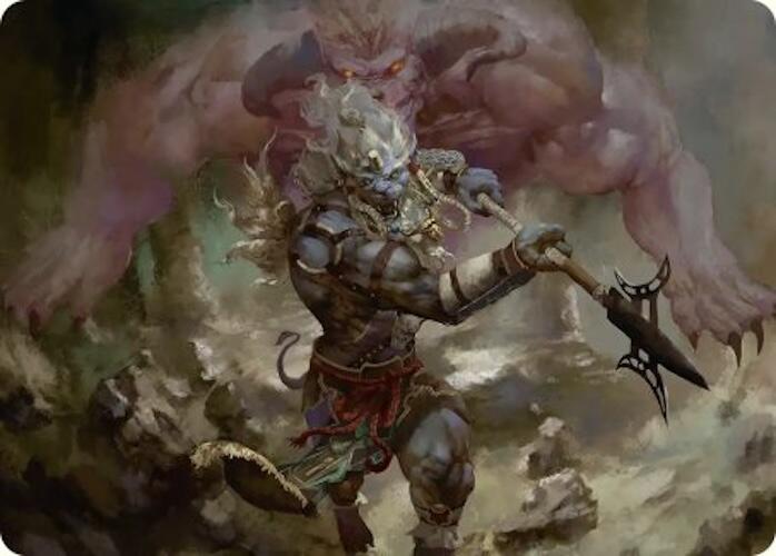 Kimahri, Valiant Guardian Art Card [FINAL FANTASY Art Series] | Good Games Cannington