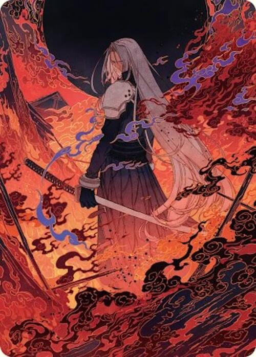 Nibelheim Aflame Art Card [FINAL FANTASY Art Series] | Good Games Cannington