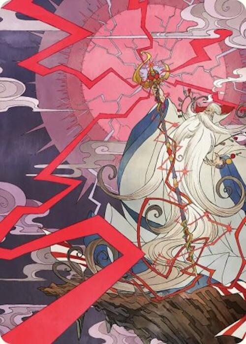 Summon: Esper Ramuh Art Card [FINAL FANTASY Art Series] | Good Games Cannington