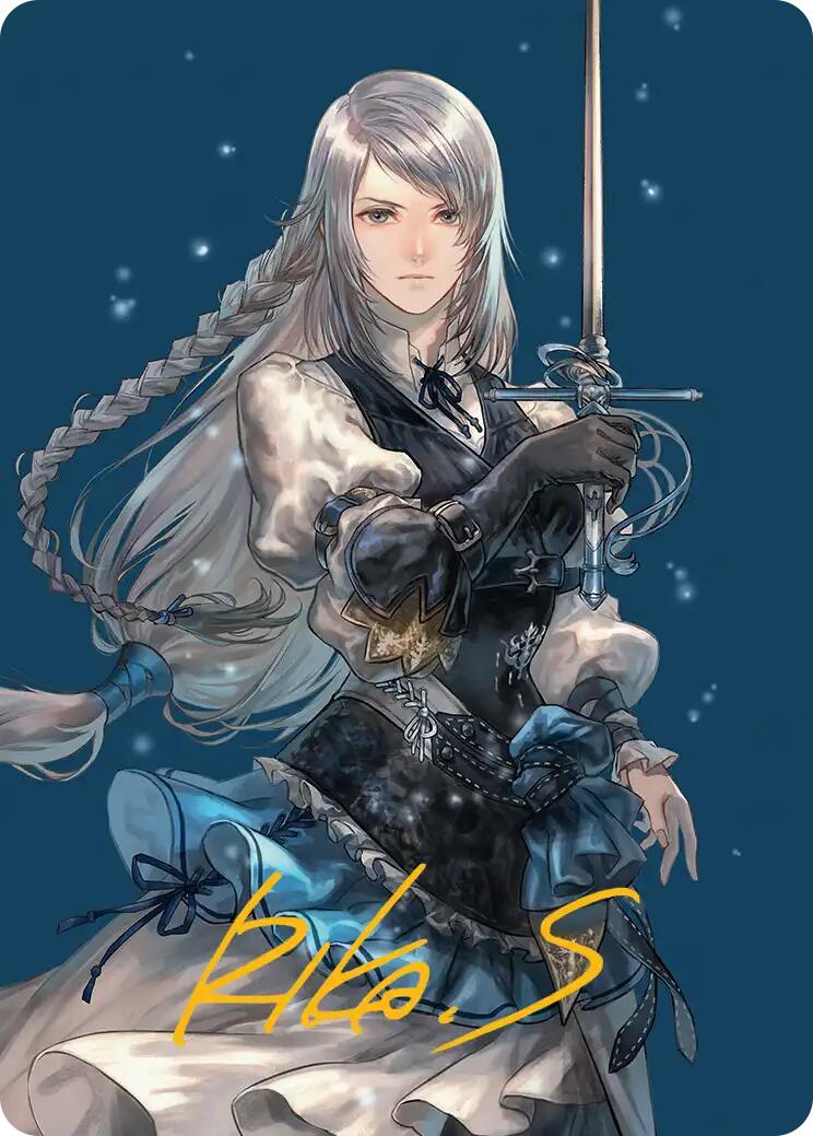 Jill, Shiva's Dominant Art Card (Gold-Stamped Signature) [FINAL FANTASY Art Series] | Good Games Cannington