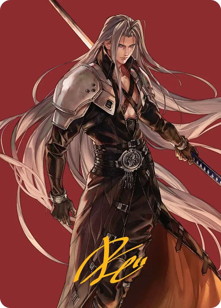 Sephiroth, Fabled SOLDIER Art Card (Gold-Stamped Signature) [FINAL FANTASY Art Series] | Good Games Cannington