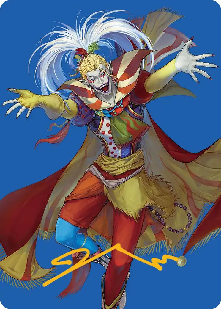 Kefka, Court Mage Art Card (Gold-Stamped Signature) [FINAL FANTASY Art Series] | Good Games Cannington