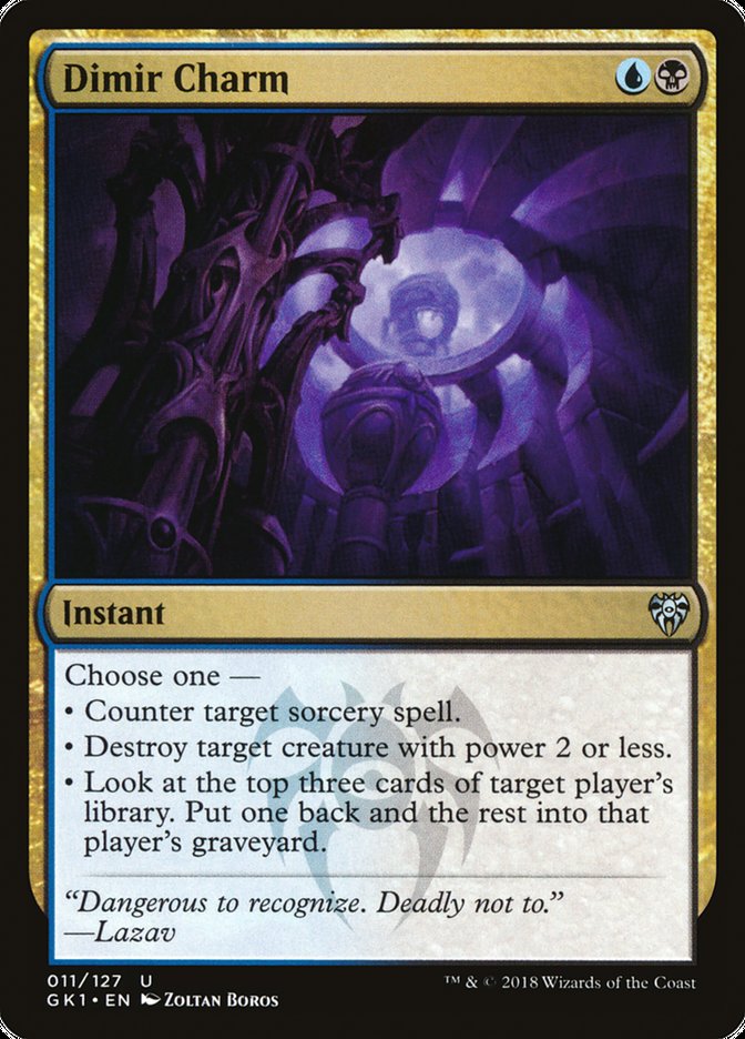 Dimir Charm [Guilds of Ravnica Guild Kit] | Good Games Cannington