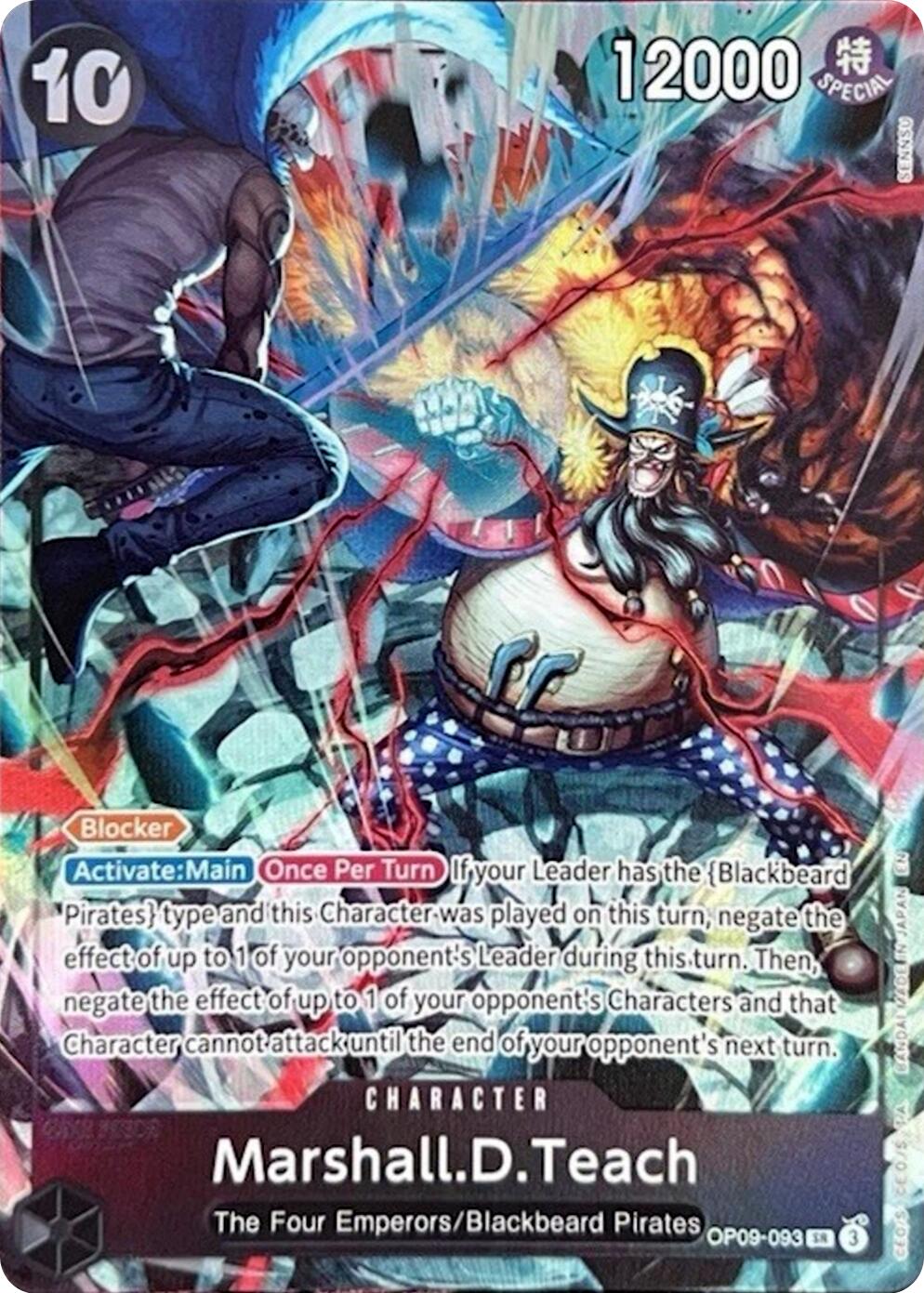 Marshall.D.Teach (English Version 2nd Anniversary Set) [One Piece Promotion Cards] | Good Games Cannington