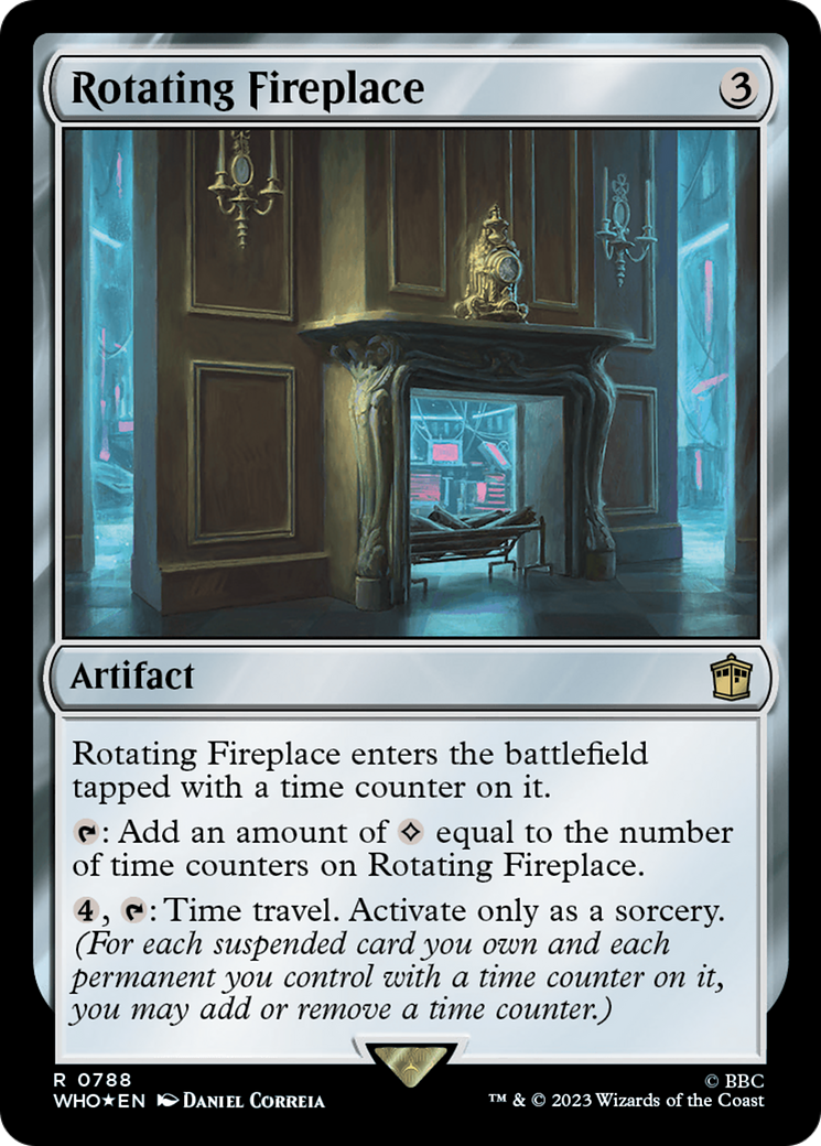 Rotating Fireplace (Surge Foil) [Doctor Who] | Good Games Cannington