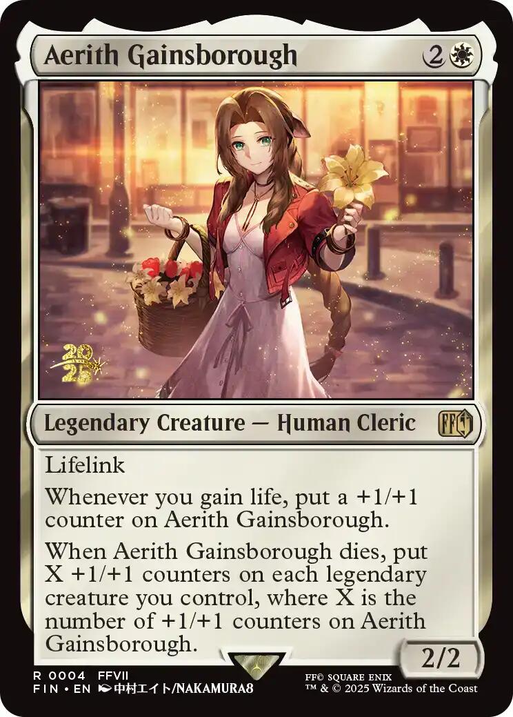 Aerith Gainsborough [FINAL FANTASY Prerelease Promo] | Good Games Cannington