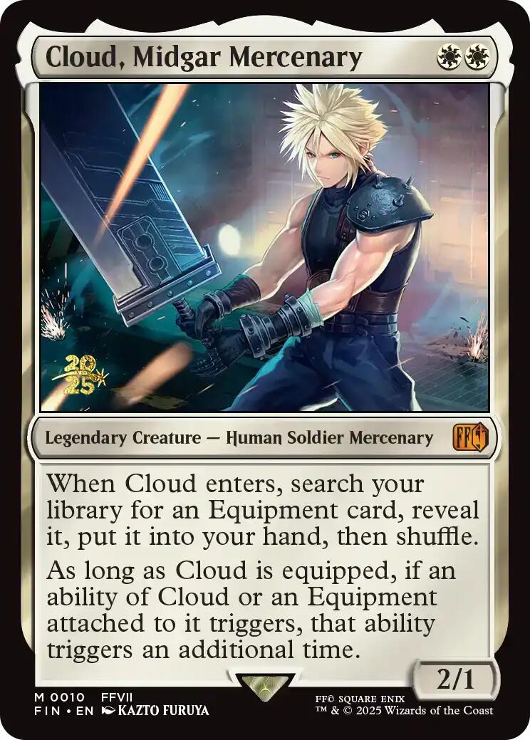 Cloud, Midgar Mercenary [FINAL FANTASY Prerelease Promo] | Good Games Cannington