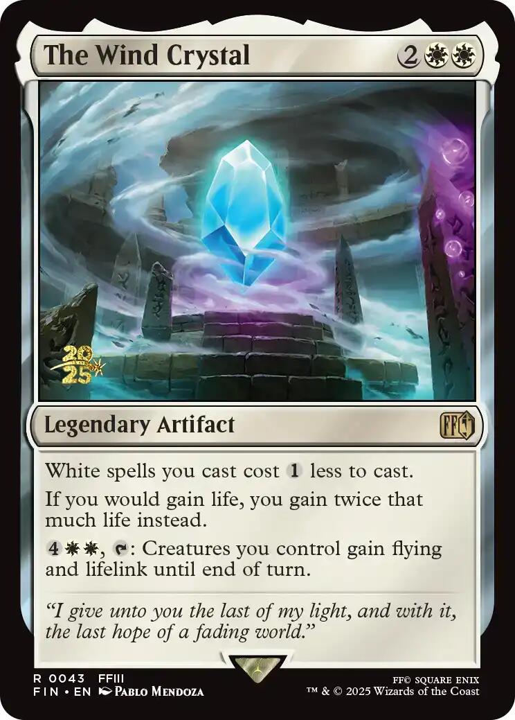 The Wind Crystal [FINAL FANTASY Prerelease Promo] | Good Games Cannington