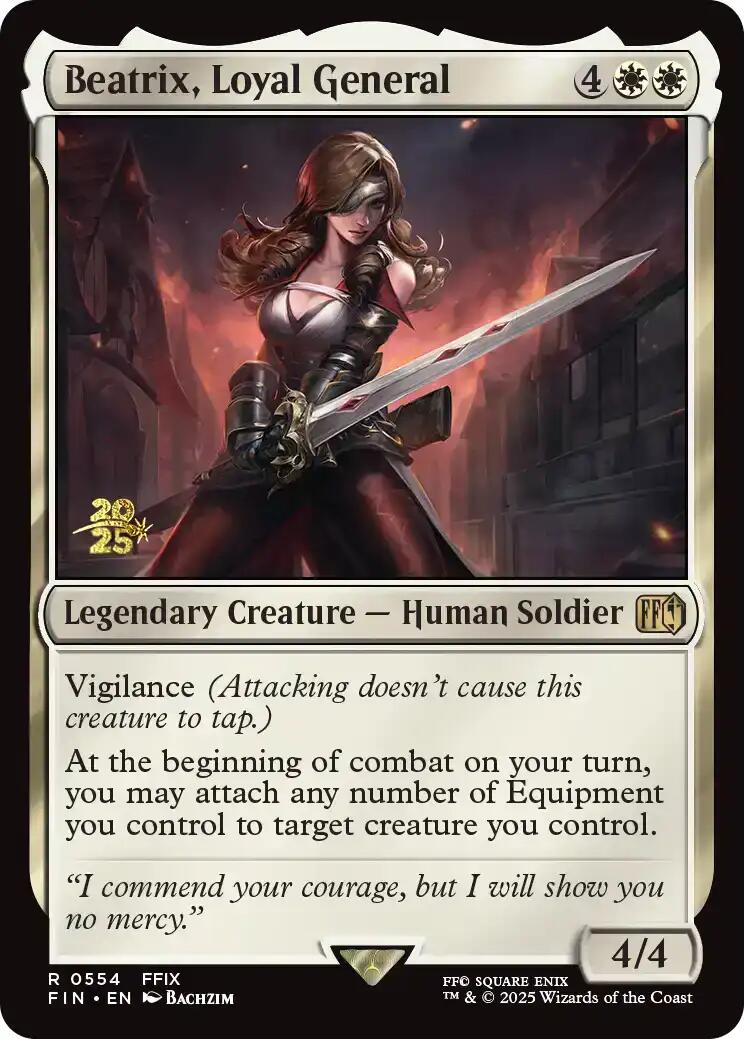 Beatrix, Loyal General [FINAL FANTASY Prerelease Promo] | Good Games Cannington