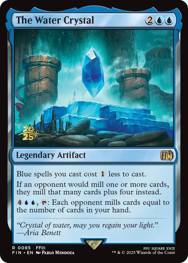 The Water Crystal [FINAL FANTASY Prerelease Promo] | Good Games Cannington