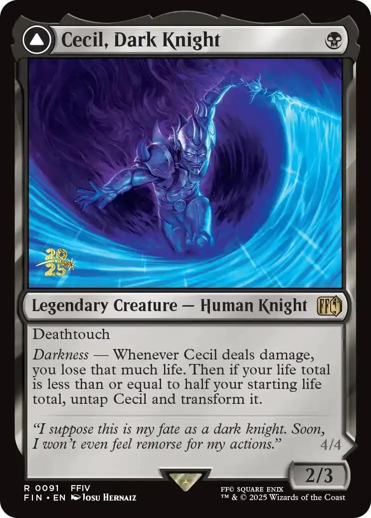 Cecil, Dark Knight [FINAL FANTASY Prerelease Promo] | Good Games Cannington