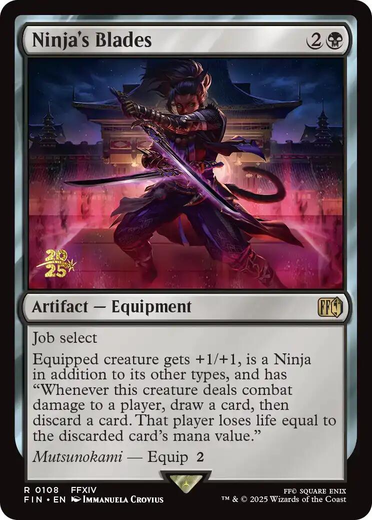 Ninja's Blades [FINAL FANTASY Prerelease Promo] | Good Games Cannington