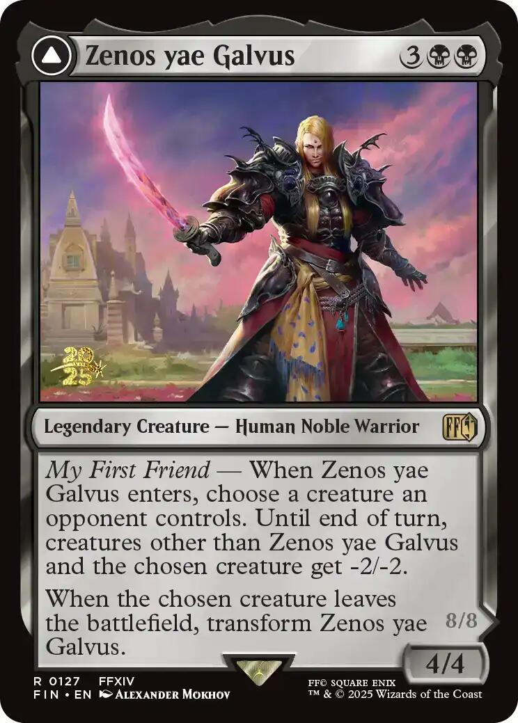 Zenos yae Galvus // Shinryu, Transcendent Rival [FINAL FANTASY Prerelease Promo] | Good Games Cannington