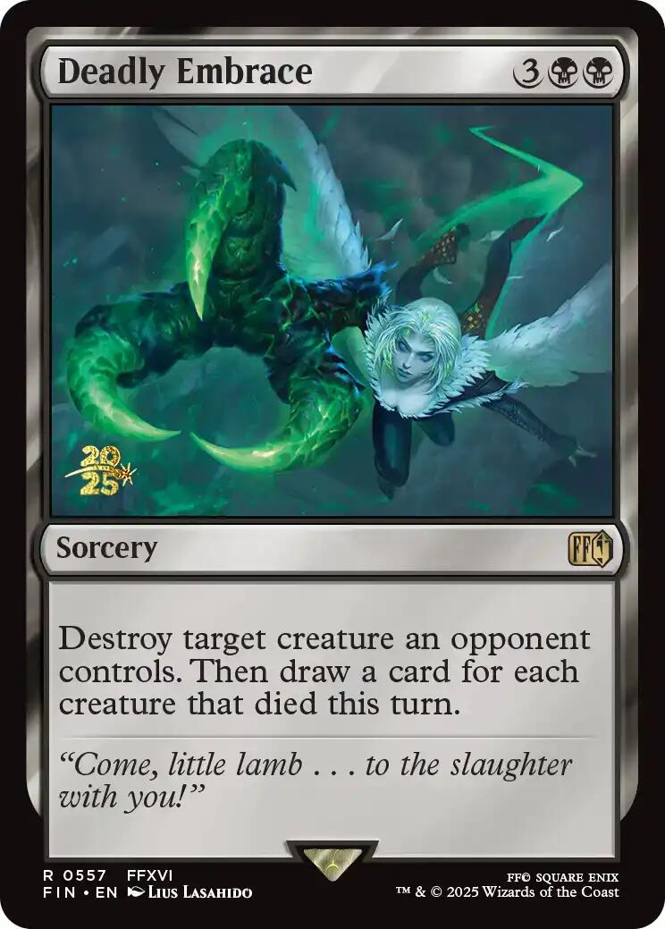 Deadly Embrace [FINAL FANTASY Prerelease Promo] | Good Games Cannington