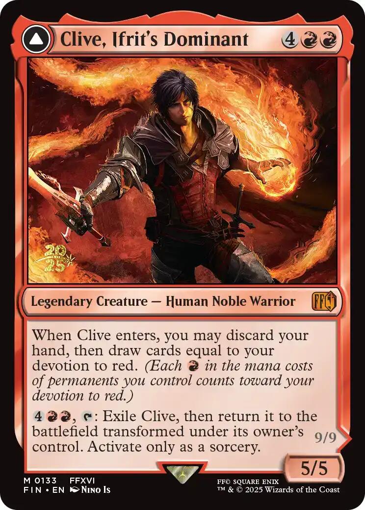 Clive, Ifrit's Dominant [FINAL FANTASY Prerelease Promo] | Good Games Cannington