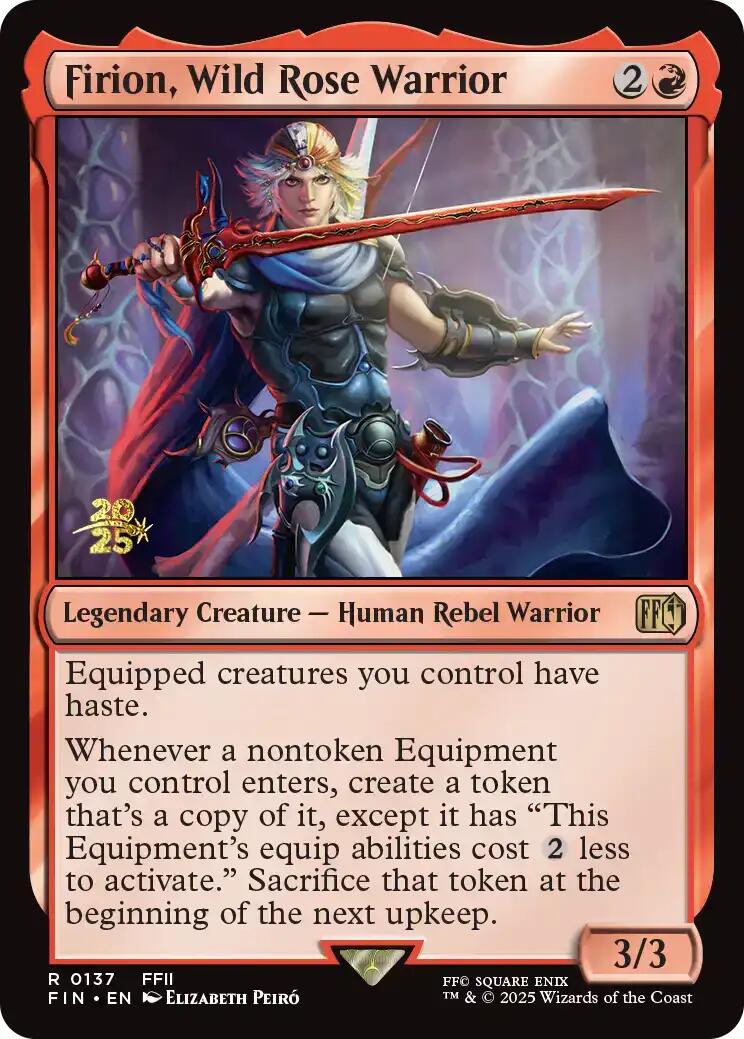Firion, Wild Rose Warrior [FINAL FANTASY Prerelease Promo] | Good Games Cannington