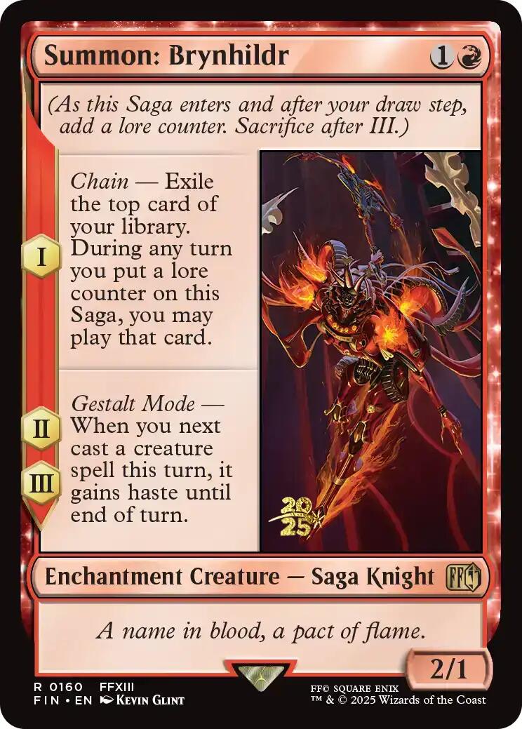Summon: Brynhildr [FINAL FANTASY Prerelease Promo] | Good Games Cannington