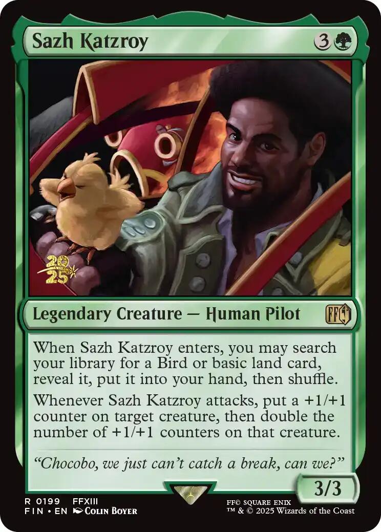 Sazh Katzroy [FINAL FANTASY Prerelease Promo] | Good Games Cannington