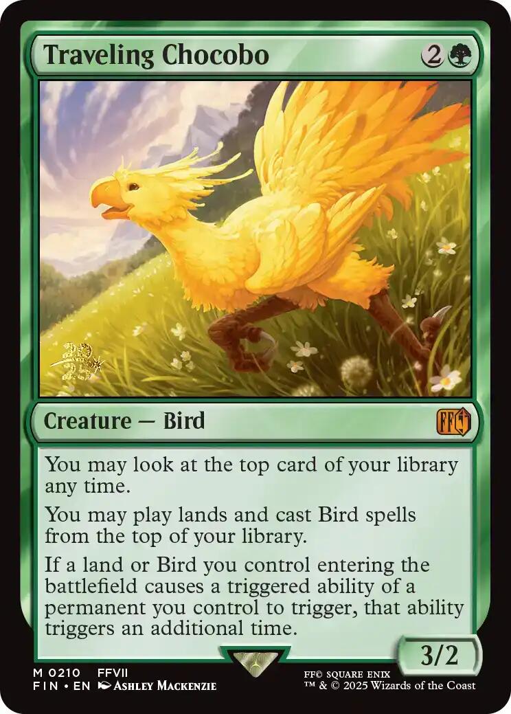 Traveling Chocobo [FINAL FANTASY Prerelease Promo] | Good Games Cannington