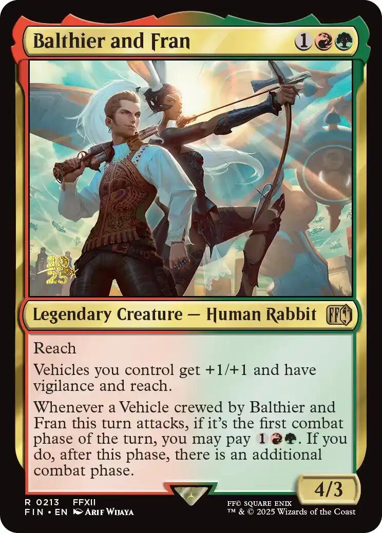 Balthier and Fran [FINAL FANTASY Prerelease Promo] | Good Games Cannington