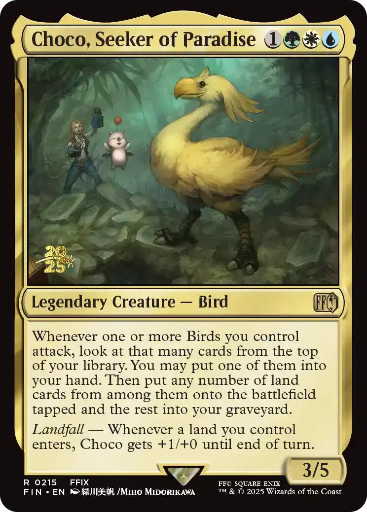 Choco, Seeker of Paradise [FINAL FANTASY Prerelease Promo] | Good Games Cannington