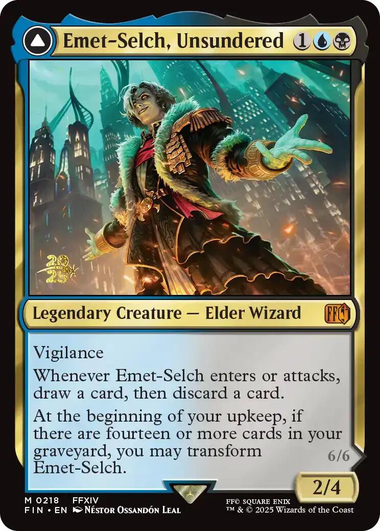 Emet-Selch, Unsundered // Hades, Sorcerer of Eld [FINAL FANTASY Prerelease Promo] | Good Games Cannington